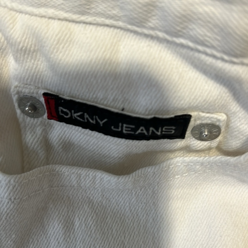 DKNY jeans white 6 - Picture 3 of 5